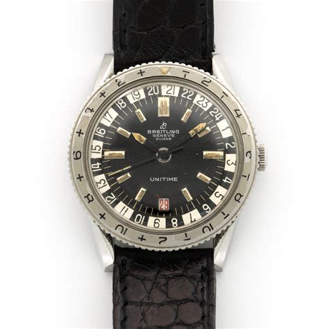 breitling geneve unitime 2610 bezel|Breitling Unitime ref. 2610, 1961 .